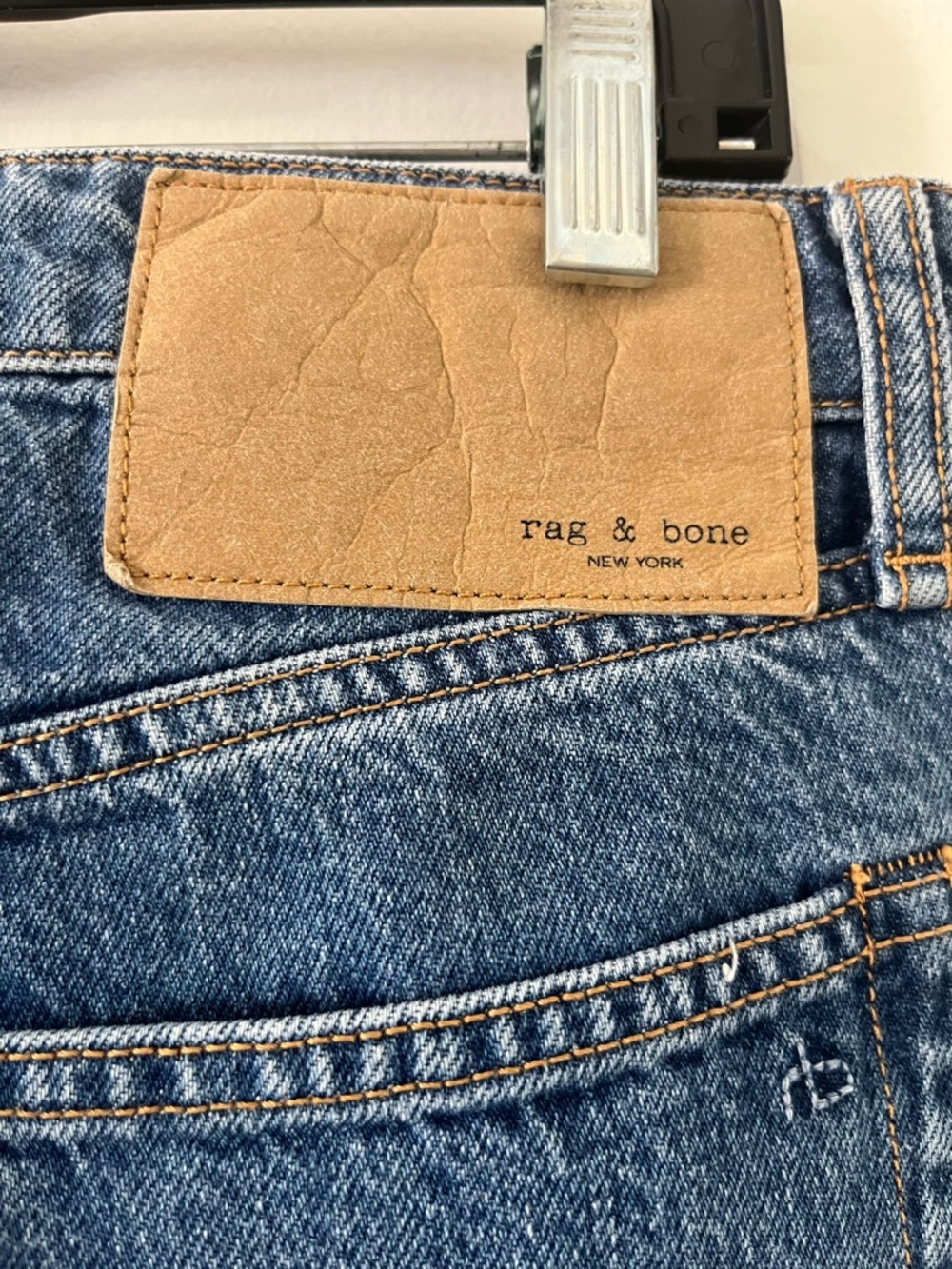 Rag & Bone Maya High Rise Crop Flare Jean Size 28 Rye Harbor Wash - Picture 10 of 15